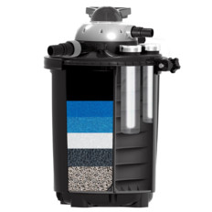 Фильтр для пруда и водоема до 120м3 Clear Control 100 SE, 2 Х 55W UV-C, Filterpacket